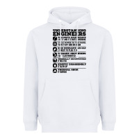 White understanding engineers funny Heavyweight Hoodie - linhVisuals