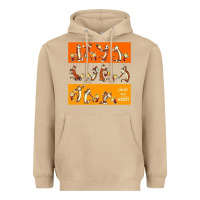 Mushroom calvin Heavyweight Hoodie - linhVisuals