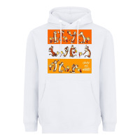 White calvin Heavyweight Hoodie - linhVisuals