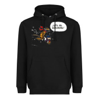 Black calvin Heavyweight Hoodie - linhVisuals