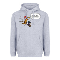 Heather Grey calvin Heavyweight Hoodie - linhVisuals