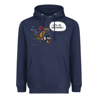 Navy calvin Heavyweight Hoodie - linhVisuals