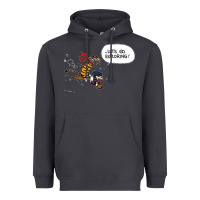 Smoke calvin Heavyweight Hoodie - linhVisuals