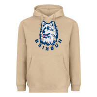 Mushroom HUSKIES Heavyweight Hoodie - linhVisuals