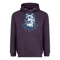 Plum HUSKIES Heavyweight Hoodie - linhVisuals