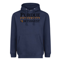 Navy purdue university northwest Heavyweight Hoodie - linhVisuals