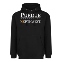 Black purdue university northwest Heavyweight Hoodie - linhVisuals