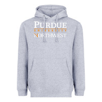 Heather Grey purdue university northwest Heavyweight Hoodie - linhVisuals
