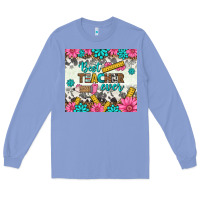 Colony Blue best teacher ever tumbler Long Sleeve Tee - BundleAndBundleShop