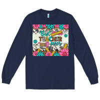 Navy best teacher ever tumbler Long Sleeve Tee - BundleAndBundleShop