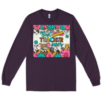 Plum best teacher ever tumbler Long Sleeve Tee - BundleAndBundleShop