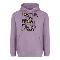 Lavender Foster The People Pumped Up Kicks Heavyweight Hoodie - linhVisuals