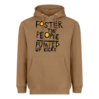 Toasted Coconut Foster The People Pumped Up Kicks Heavyweight Hoodie - linhVisuals