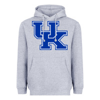 Heather Grey kentucky Heavyweight Hoodie - linhVisuals