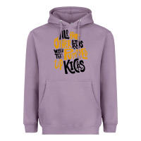 Lavender Foster The People Pumped Up Kicks Heavyweight Hoodie - linhVisuals