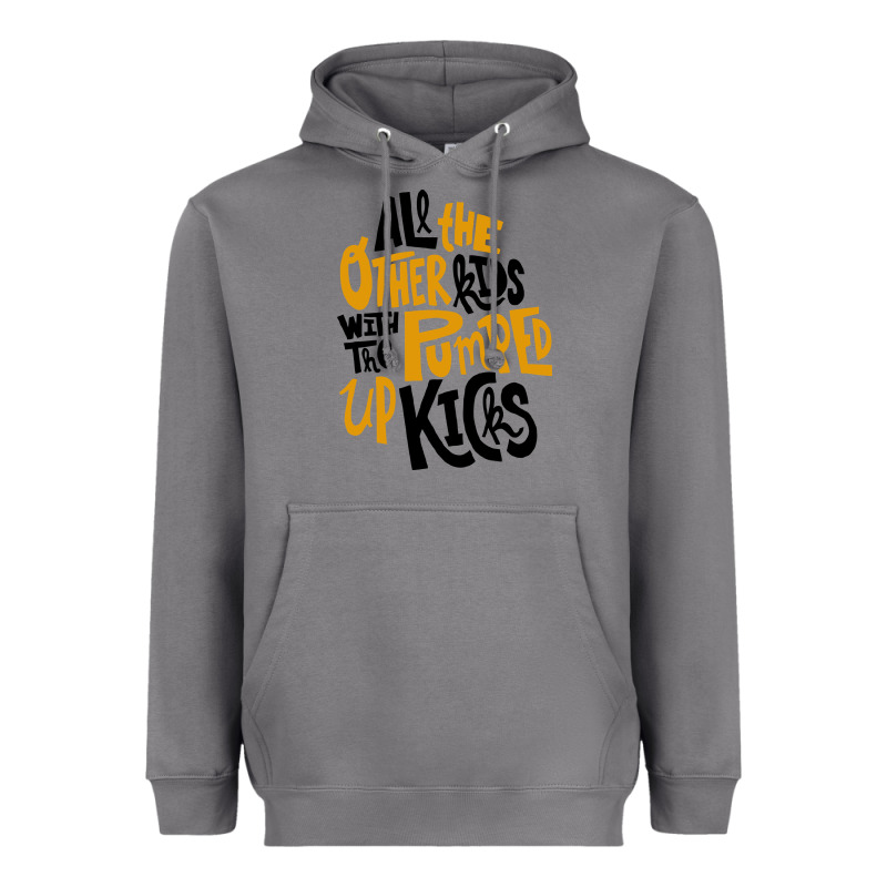 Foster The People Pumped Up Kicks Heavyweight Hoodie by linhVisuals | Teevron