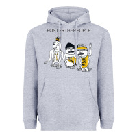 Heather Grey Foster The People Call It What You Want Heavyweight Hoodie - linhVisuals