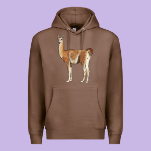 Guanaco Llama Premium Hoodie Designed By Lillyallendesigns