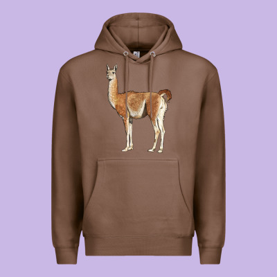 Guanaco Llama Premium Hoodie Designed By Lillyallendesigns