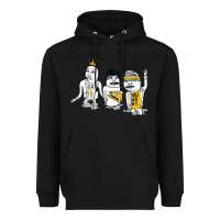 Black Foster The People Call It What You Want Heavyweight Hoodie - linhVisuals