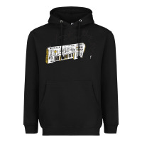 Black Foster The People Torches Heavyweight Hoodie - linhVisuals
