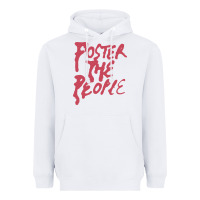 White Foster The People Heavyweight Hoodie - linhVisuals