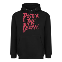 Black Foster The People Heavyweight Hoodie - linhVisuals