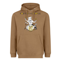 Toasted Coconut Foster The People Helena Beat Heavyweight Hoodie - linhVisuals