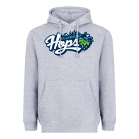Heather Grey hillsboro hops Heavyweight Hoodie - linhVisuals