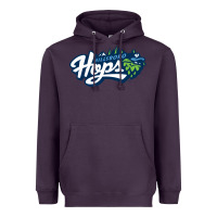 Plum hillsboro hops Heavyweight Hoodie - linhVisuals