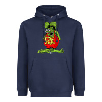 Navy rat fink  fk27 Heavyweight Hoodie - linhVisuals