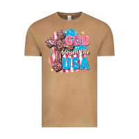 Vintage Camel God Blessed the USA Vintage Tee - FaDigitalArtStudio