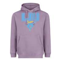 Lavender long island university sharks Heavyweight Hoodie - linhVisuals