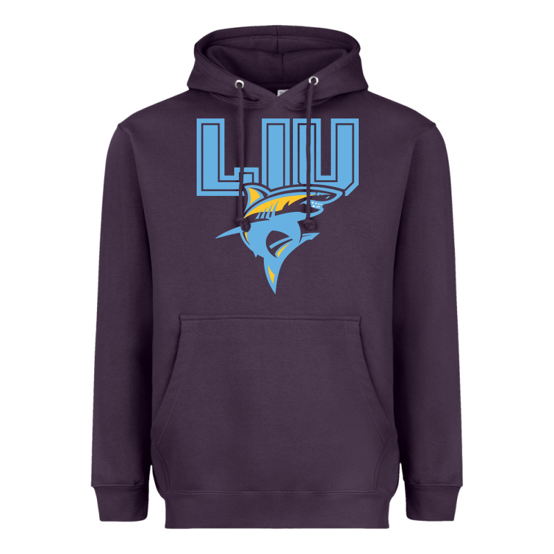 Long Island University Sharks Heavyweight Hoodie by linhVisuals | Teevron
