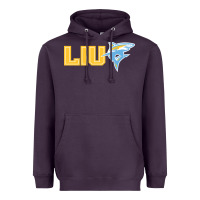 Plum long island university sharks Heavyweight Hoodie - linhVisuals