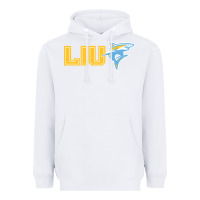 White long island university sharks Heavyweight Hoodie - linhVisuals