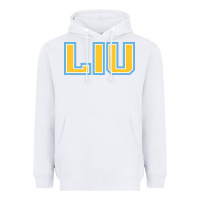 White long island university sharks Heavyweight Hoodie - linhVisuals