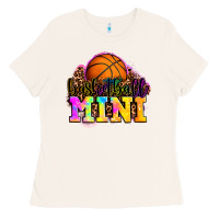 Bone basketball mini Ladies Tee - OliviaCreatesArt