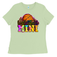 Matcha basketball mini Ladies Tee - OliviaCreatesArt