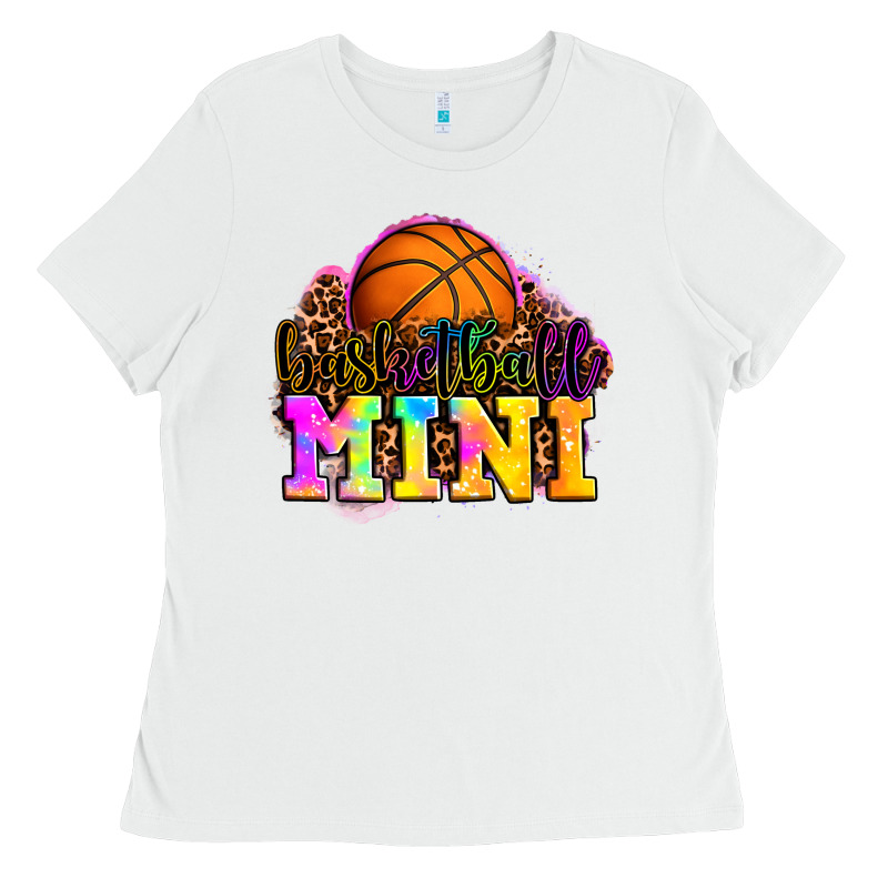 Basketball Mini Ladies Tee by OliviaCreatesArt | Teevron