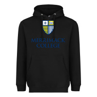 Black merrimack warriors Heavyweight Hoodie - linhVisuals