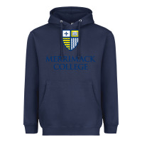 Navy merrimack warriors Heavyweight Hoodie - linhVisuals