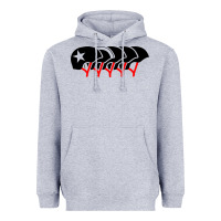 Heather Grey roller derby helmets Heavyweight Hoodie - linhVisuals