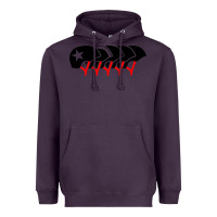 Plum roller derby helmets Heavyweight Hoodie - linhVisuals