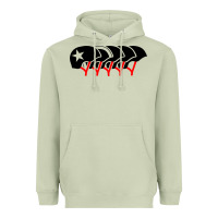 Matcha roller derby helmets Heavyweight Hoodie - linhVisuals
