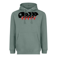 Sage roller derby helmets Heavyweight Hoodie - linhVisuals