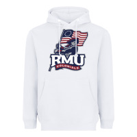 White robert morris colonials Heavyweight Hoodie - linhVisuals