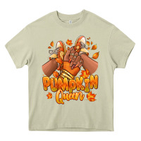 Mossy Pumpkin queen Fall black girl sneakers Heavy Core Tee - RanaPortraitStore