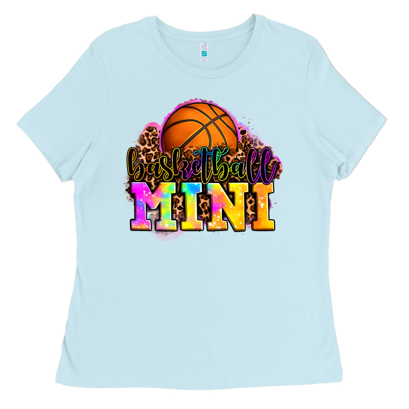 Basketball Mini Ladies Tee by OliviaCreatesArt | Teevron
