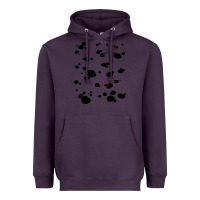 Plum dalmatian dog pattern funny diy costume t shirt Heavyweight Hoodie - linhVisuals
